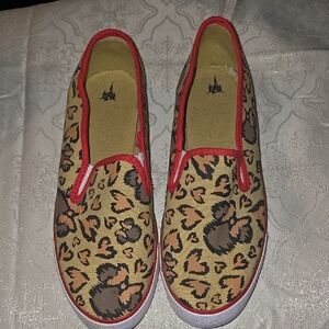 Disney Leopard Print Slip-On Shoes